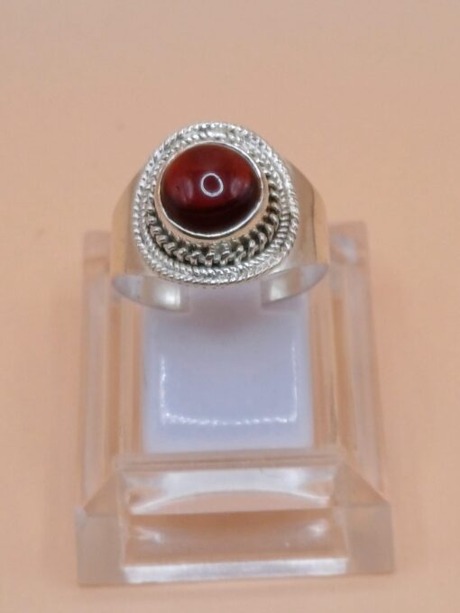 Anello in Argento 925 Rubino ms. 16,5 - immagine 3