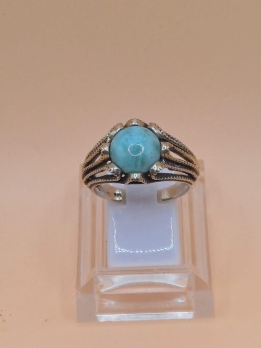 Anello In Argento 925 Larimar ms. 21