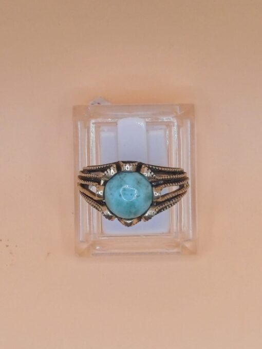 Anello In Argento 925 Larimar ms. 21 - immagine 3