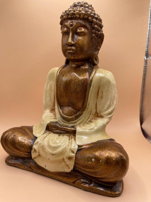 Buddha Bianco 17x14x9 - immagine 2